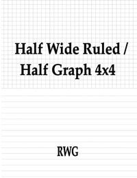 Produktbild: Half Wide Ruled / Half Graph 4x4