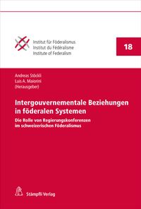 Produktbild: Intergouvernementale Beziehungen in f&ouml;deralen Systemen
