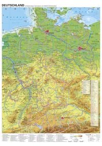 Produktbild: Deutschland Radfernwege Papierposter
