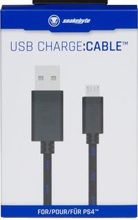 Bild vom Artikel Snakebyte - USB charge:cable - für Dualshock 4 Controller, Ladekabel für PS4 & Xbox One, Kompatibel (3m Meshcable) vom Autor 