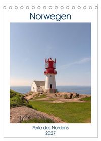 Produktbild: Norwegen - Perle des Nordens (Tischkalender 2027 DIN A5 hoch), CALVENDO Monatskalender