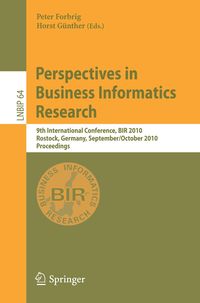Produktbild: Perspectives in Business Informatics Research