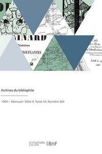 Produktbild: Archives du bibliophile