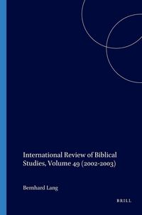 Produktbild: International Review of Biblical Studies, Volume 49 (2002-2003)
