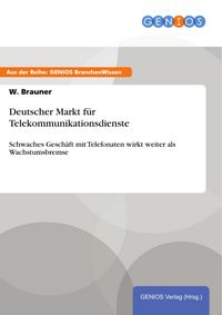 Produktbild: Deutscher Markt f&uuml;r Telekommunikationsdienste