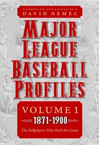 Produktbild: Major League Baseball Profiles, 1871-1900, Volume 1