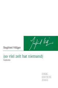 Produktbild: (so viel zeit hat niemand)