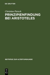 Produktbild: Prinzipienfindung bei Aristoteles