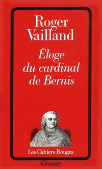 Produktbild: Eloge du cardinal de Bernis