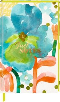 Produktbild: Notizbuch DIN A6 &ndash; Just Notes (Blue Flower)