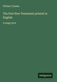 Produktbild: The first New Testament printed in English