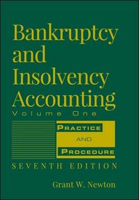 Produktbild: Bankruptcy and Insolvency Accounting, Volume 1