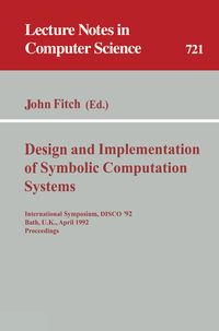 Produktbild: Design and Implementation of Symbolic Computation Systems