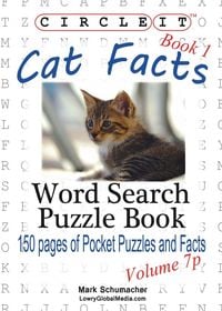 Produktbild: Circle It, Cat Facts, Book 1, Pocket Size, Word Search, Puzzle Book