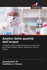 Produktbild: Analisi della qualit&agrave; dell'acqua