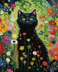 Produktbild: DIAMOND DOTZ - Diamond Painting Katze im Garten