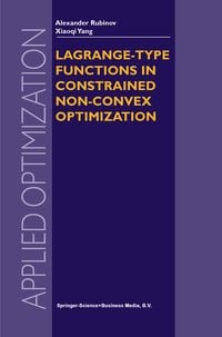 Produktbild: Lagrange-type Functions in Constrained Non-Convex Optimization
