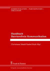 Produktbild: Handbuch Barrierefreie Kommunikation