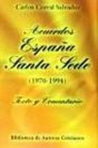 Produktbild: Acuerdos Espa&ntilde;a-Santa Sede (1976-1994) : texto y comentario
