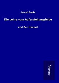 Produktbild: Die Lehre vom Auferstehungsleibe
