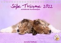 Produktbild: S&uuml;&szlig;e Tr&auml;ume 2022 - schlafende Hundewelpen (Tischkalender 2022 DIN A5 quer)