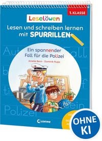 Produktbild: Lesel&ouml;wen - Lesen und schreiben lernen mit Spurrillen - Ein spannender Fall f&uuml;r die Polizei
