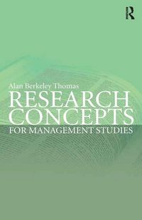 Produktbild: Research Concepts for Management Studies