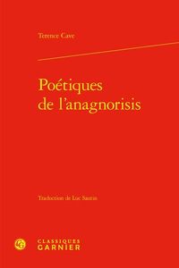 Produktbild: Po&eacute;tiques de l'anagnorisis