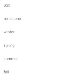 Produktbild: Ugo Rondinone &ndash; winter, spring, summer, fall