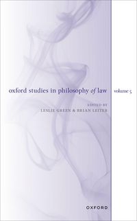 Produktbild: Oxford Studies in Philosophy of Law Volume 5