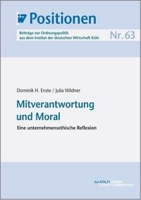 Produktbild: Mitverantwortung und Moral