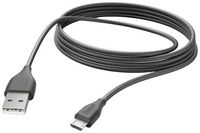 Produktbild: hama 00201588 Ladekabel, USB-A - Micro-USB, 3 m, Schwarz
