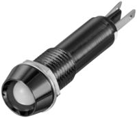Produktbild: TRU COMPONENTS TC-12358888 LED-Signalleuchte Wei&szlig; 12 V/DC, 24 V/DC 10mm 40&deg; 1St.