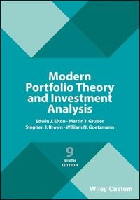 Produktbild: Modern Portfolio Theory and Investment Analysis