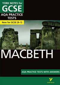 Produktbild: Macbeth AQA Practice Tests York Notes GCSE - for 2026, 2027 exams