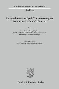Produktbild: Unternehmerische Qualifikationsstrategien im internationalen Wettbewerb.