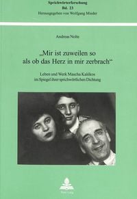 Produktbild: &laquo;Mir ist zuweilen so als ob das Herz in mir zerbrach&raquo;