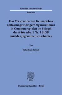 Produktbild: Berndt, S: Verwenden von Kennzeichen verfassungswidriger Org