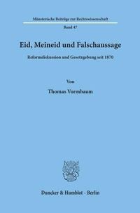 Produktbild: Eid, Meineid und Falschaussage.