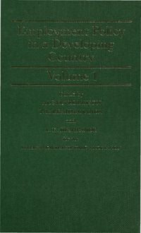 Produktbild: Employment Policy in a Developing Country