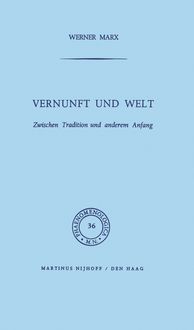 Produktbild: Vernunft und Welt