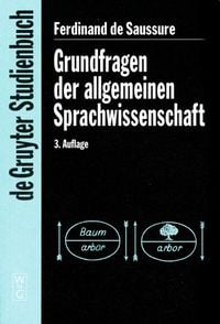 Produktbild: Grundfragen der allgemeinen Sprachwissenschaft
