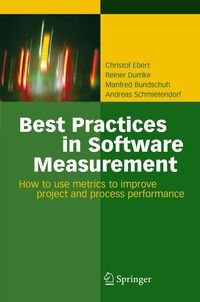 Produktbild: Best Practices in Software Measurement
