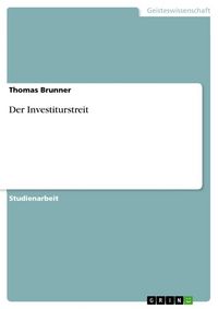 Produktbild: Der Investiturstreit