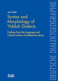 Produktbild: Syntax and Morphology of Yiddish Dialects