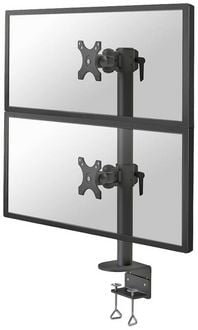 Produktbild: Neomounts Monitor-Tischhalterung FPMA-D960DVBLACKPLUS 2 Display(s) 43,2 cm (17") - 124,5 cm (49") Schwarz Schwenkbar, Rotierbar, Neigbar