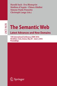 Produktbild: The Semantic Web. Latest Advances and New Domains