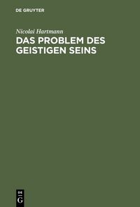 Produktbild: Das Problem des geistigen Seins