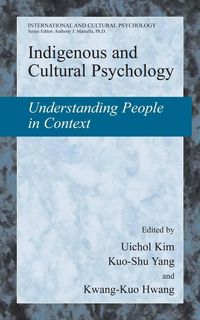 Produktbild: Indigenous and Cultural Psychology