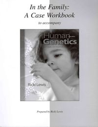 Produktbild: Human Genetics: In the Family: Concepts and Applications